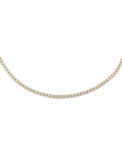 Adinas Jewels Tennis Choker Necklace, 12-15