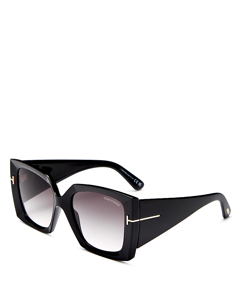 Tom Ford Jacquetta Square Sunglasses, 54mm