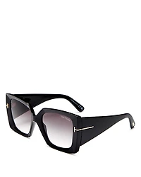 Tom Ford Jacquetta Square Sunglasses, 54mm