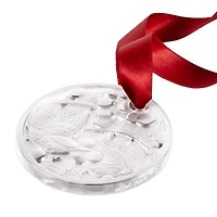 Lalique Merles Raisins Christmas Ornament, Clear