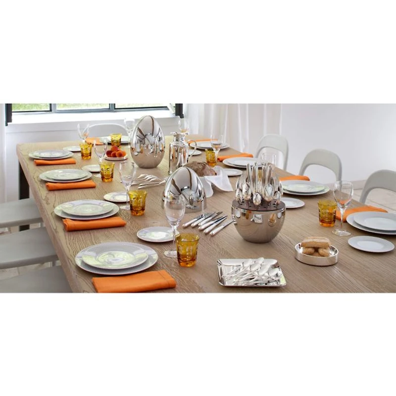 Mood Silverplate 24-Piece Flatware Set