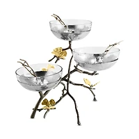 Michael Aram Butterfly Ginkgo Triple Bowl Set
