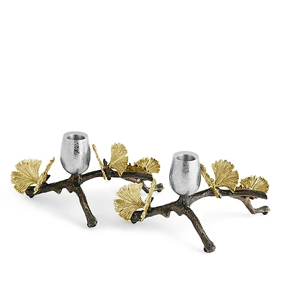 Michael Aram Butterfly Ginkgo Candleholder, Set of 2