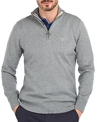 Barbour Cotton Half Zip Knitted Jumper