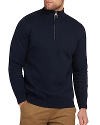 Barbour Cotton Half Zip Knitted Jumper