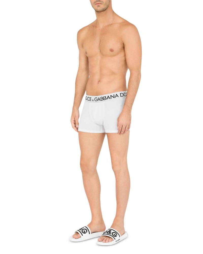 Cotton Blend Logo Waistband Boxer Briefs