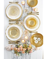 Rufolo Glass Honeycomb Salad Plate