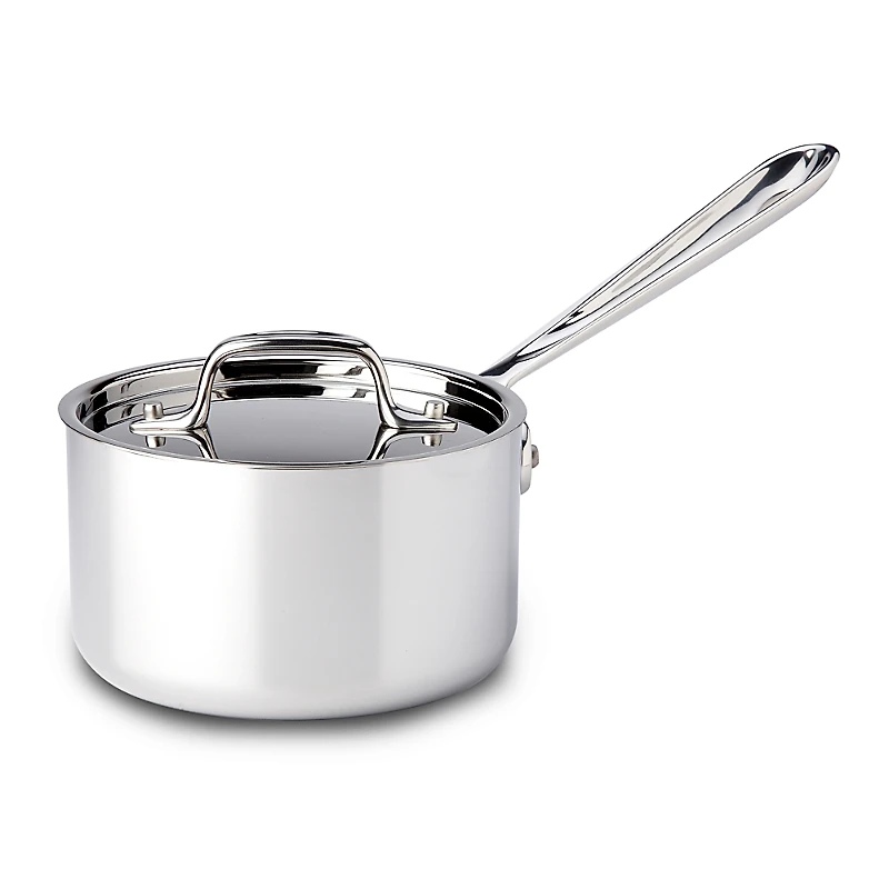 D3 Stainless Steel Quart Sauce Pan with Lid