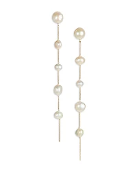 Cult Gaia Atum Cultured Freshwater Pearl Linear Drop Earrings