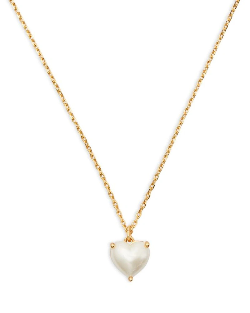 My Love June Birthstone Heart Pendant Necklace, 16"-19"