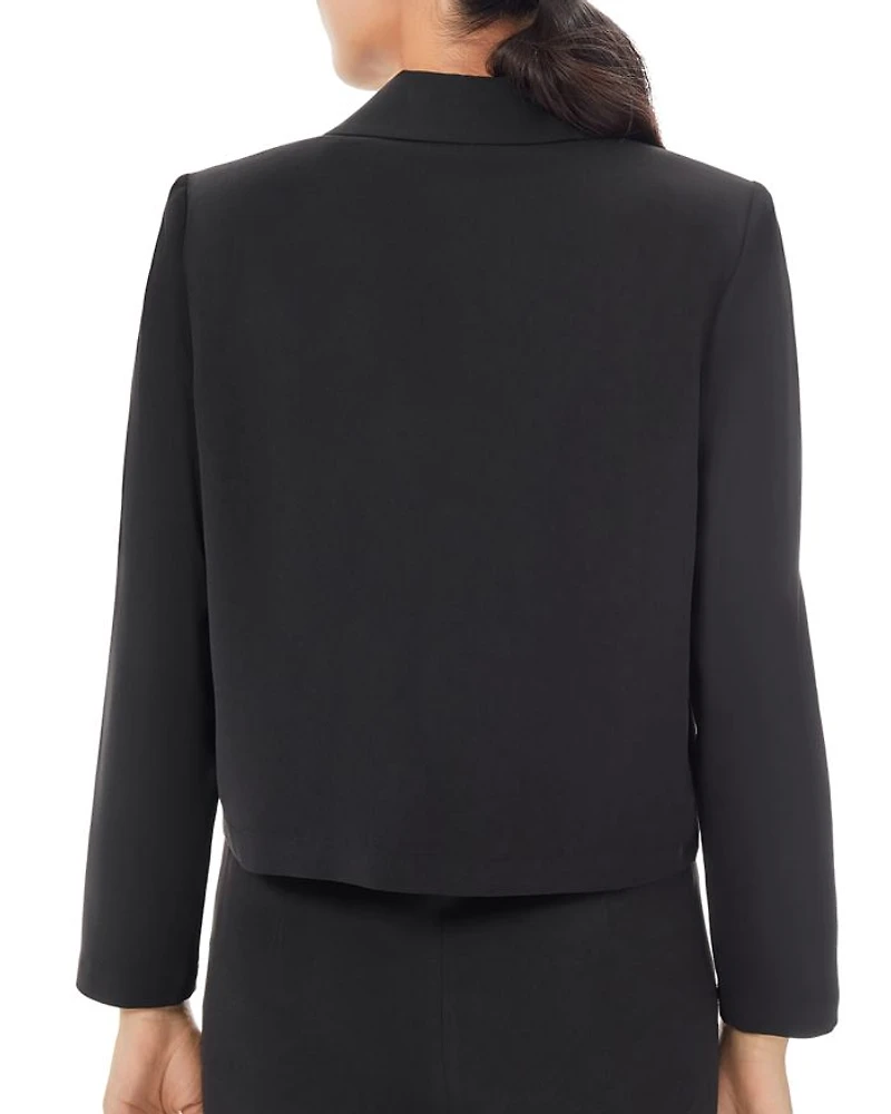 Soft Crepe Cropped Blazer