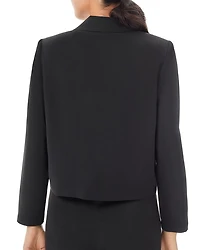 Soft Crepe Cropped Blazer