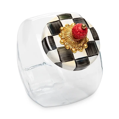 Mackenzie-Childs Courtly Check Sweets Jar