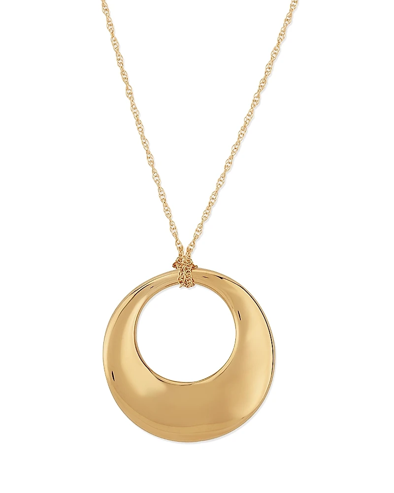 Bloomingdale's Fine Collection Graduate Circle Pendant Necklace