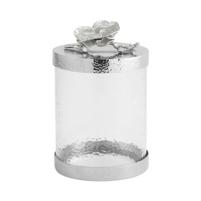 White Orchid Canisters