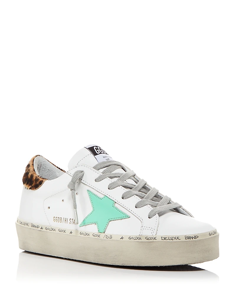 Golden Goose Women's Hi Star Real Calf Hair Low Top Sneakers
