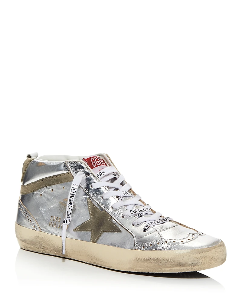Golden Goose Women's Mid Star Top Sneakers