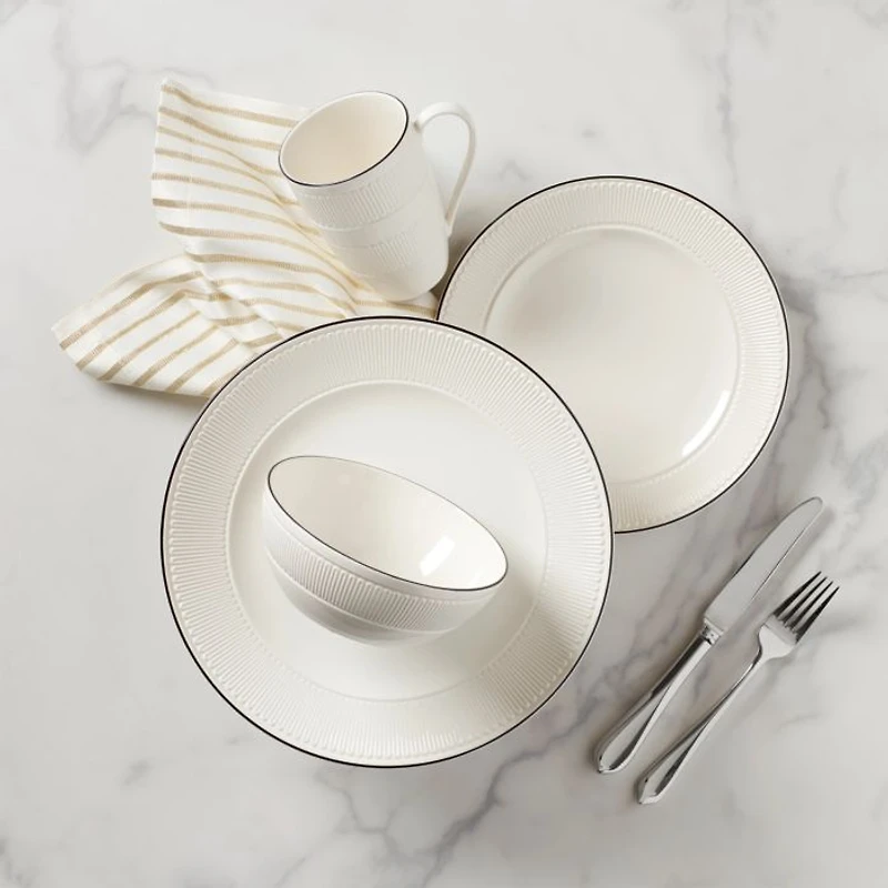 York Avenue 4 Piece Place Setting - Exclusive