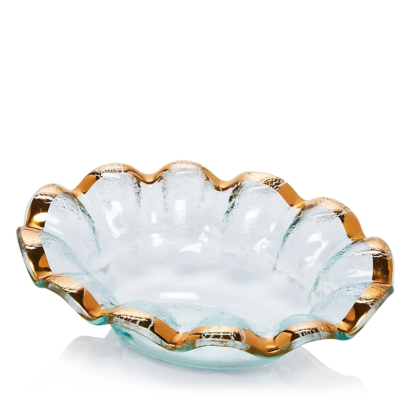 Annieglass Ruffle Dip Bowl