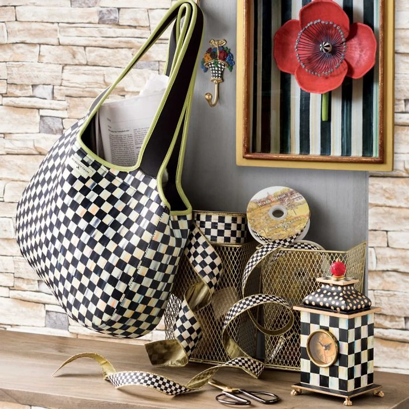 Courtly Check® Desk Clock