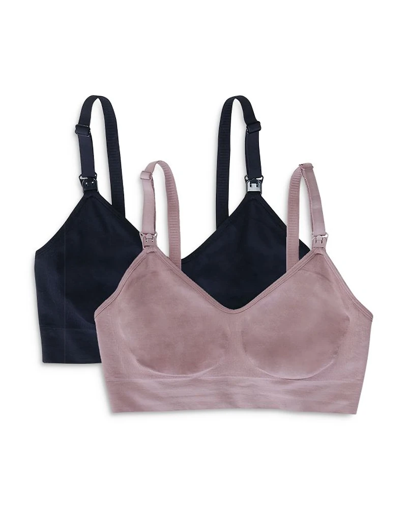 Nursing & Pumping Bras, Set of 2