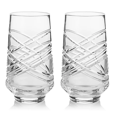 Waterford Aran Mastercraft Hi Ball Glasses, Set of 2