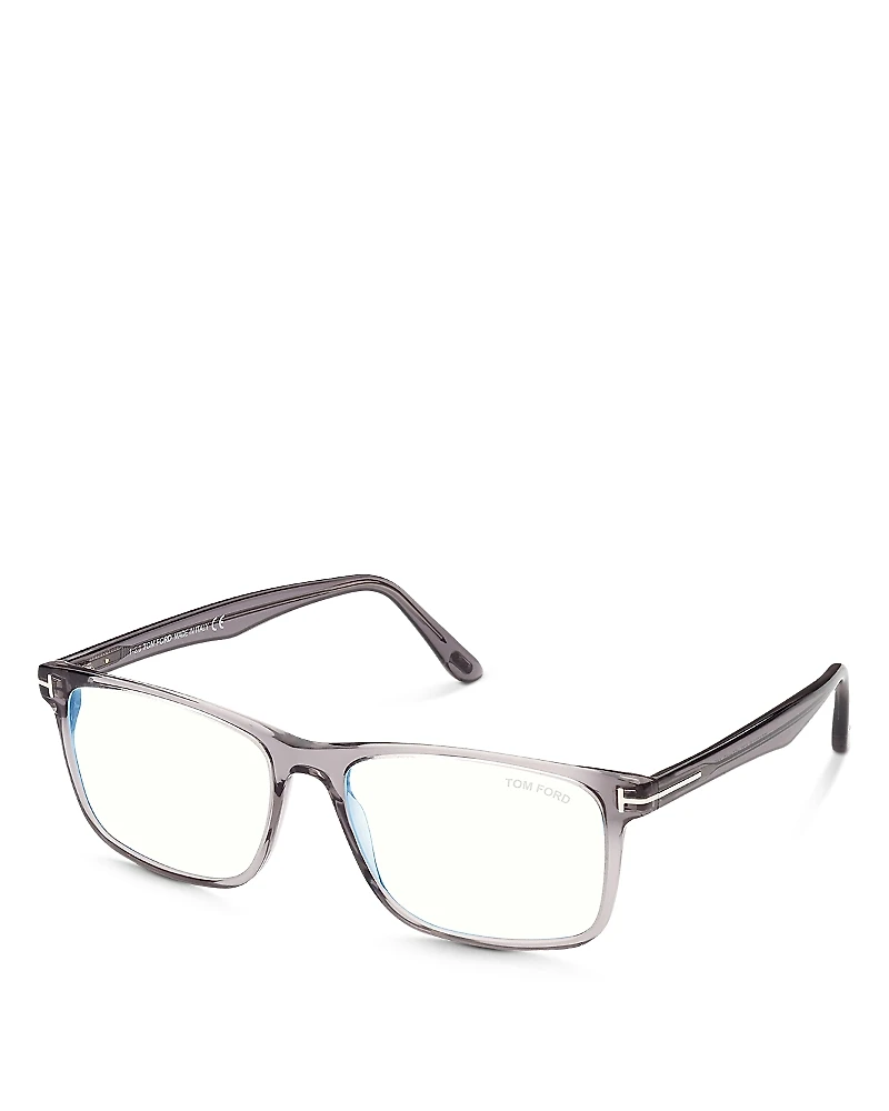 Tom Ford Men's Square Blue Light Glasses