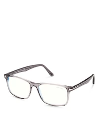 Tom Ford Men's Square Blue Light Glasses