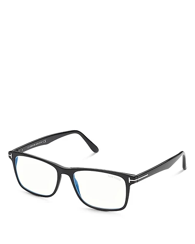 Tom Ford Men's Square Blue Light Glasses