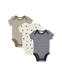 Bloomie's Baby Boys' Cotton Bodysuit, 3 Pack