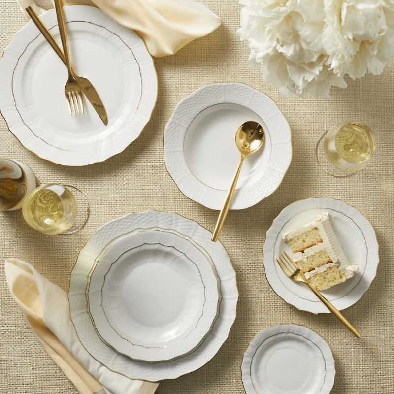Golden Edge Dinner Plate