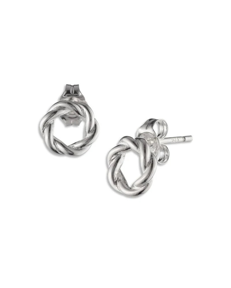 Open Knot Stud Earrings