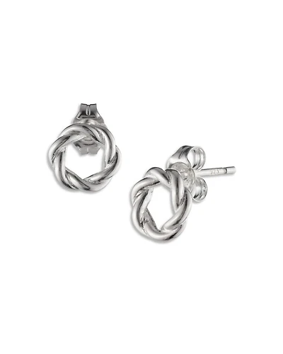 Open Knot Stud Earrings