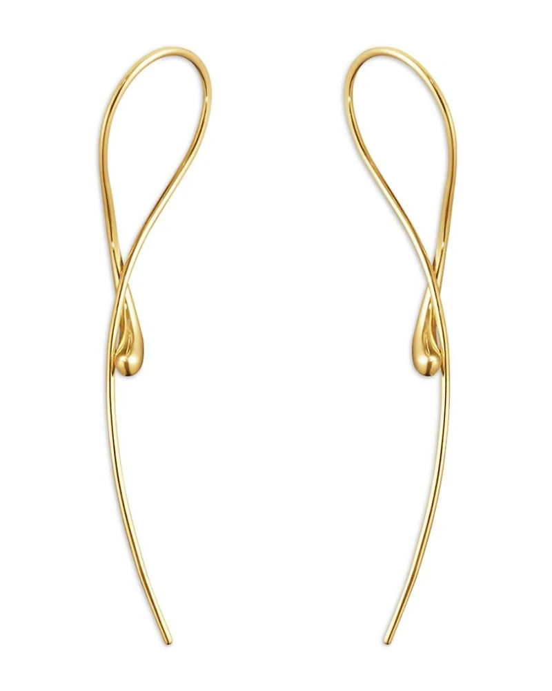 18K Yellow Gold Mercy Twist Earrings