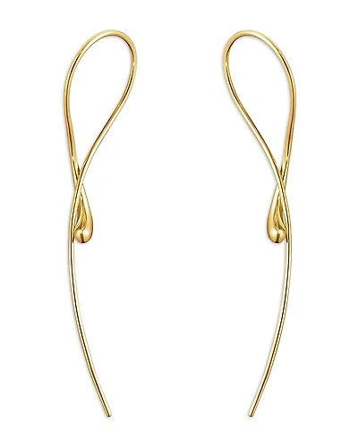 Georg Jensen 18K Yellow Gold Mercy Twist Earrings