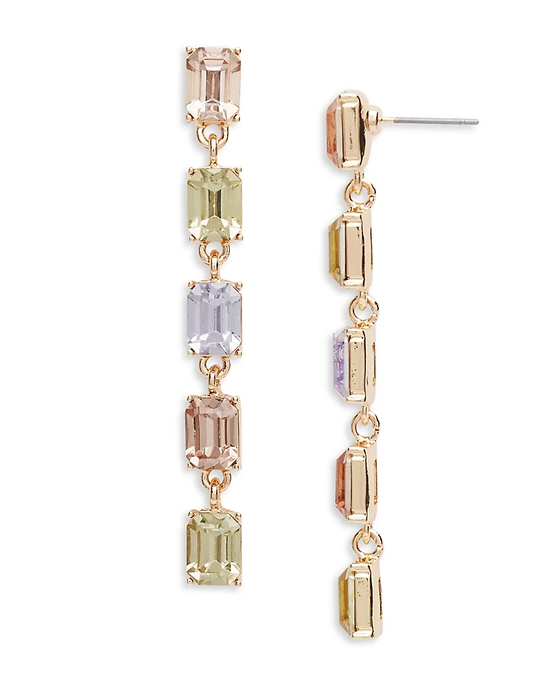 Aqua Stone Drop Earrings - Exclusive