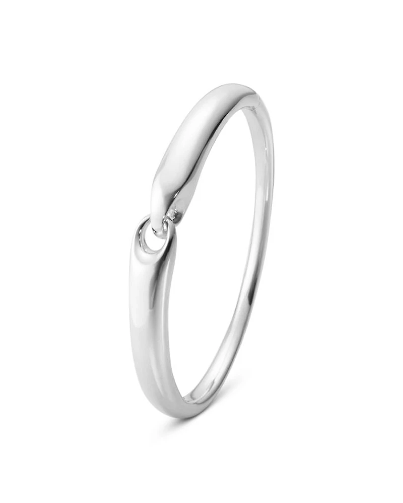 Sterling Silver Reflect Joined Bangle Bracelet