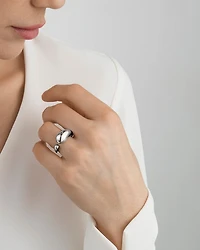 Sterling Silver Mercy Sculptural Ring