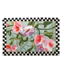 Mackenzie-Childs Chelsea Garden Bath Rug, 21 x 34