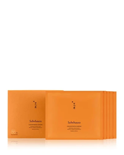 Concentrated Ginseng Renewing Sheet Masks, Pack of 5