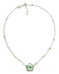 Pasquale Bruni 18K Rose Gold Bon Ton Prasiolite & Diamond Dolce Vita Pendant Necklace, 17