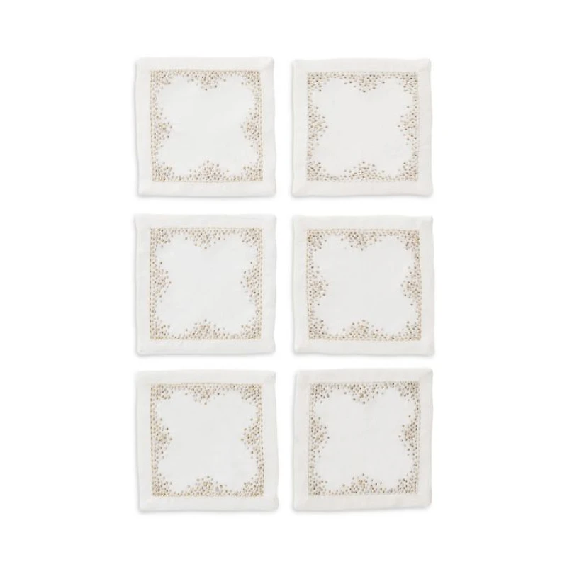Pin Dot Cocktail Napkins, Set of 6