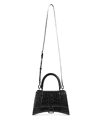 Hourglass XS Handbag Crocodile Embossed