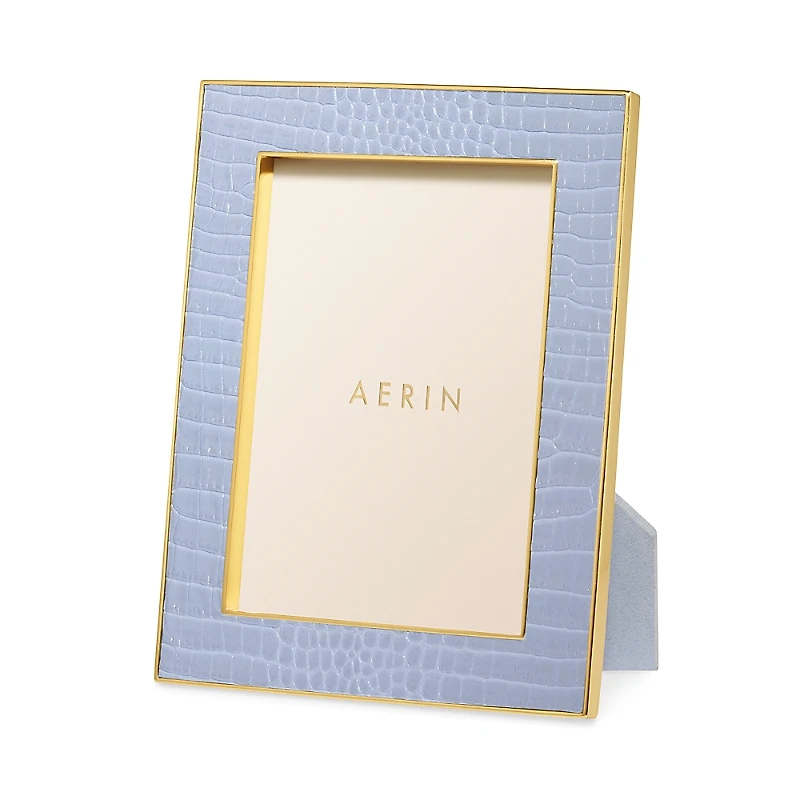 Aerin Classic Croc Leather Frame