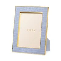 Aerin Classic Croc Leather Frame