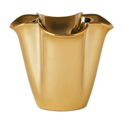 Gilded Clover Small Vase