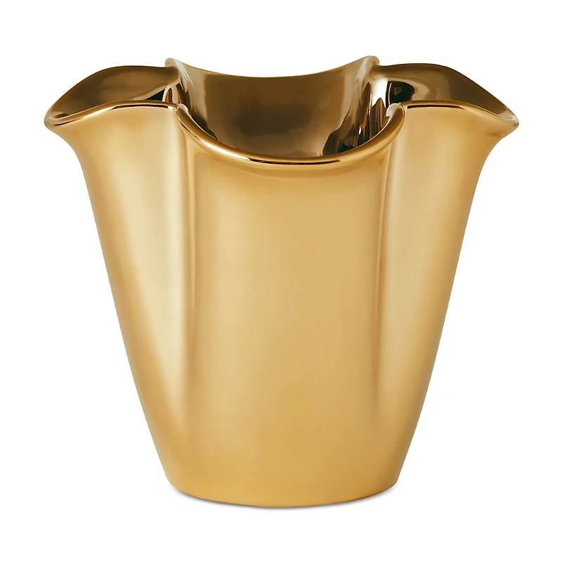 Aerin Gilded Clover Small Vase