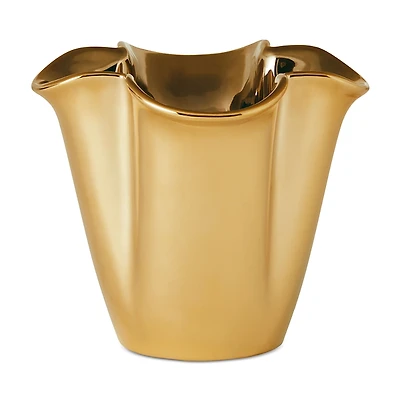 Aerin Gilded Clover Small Vase