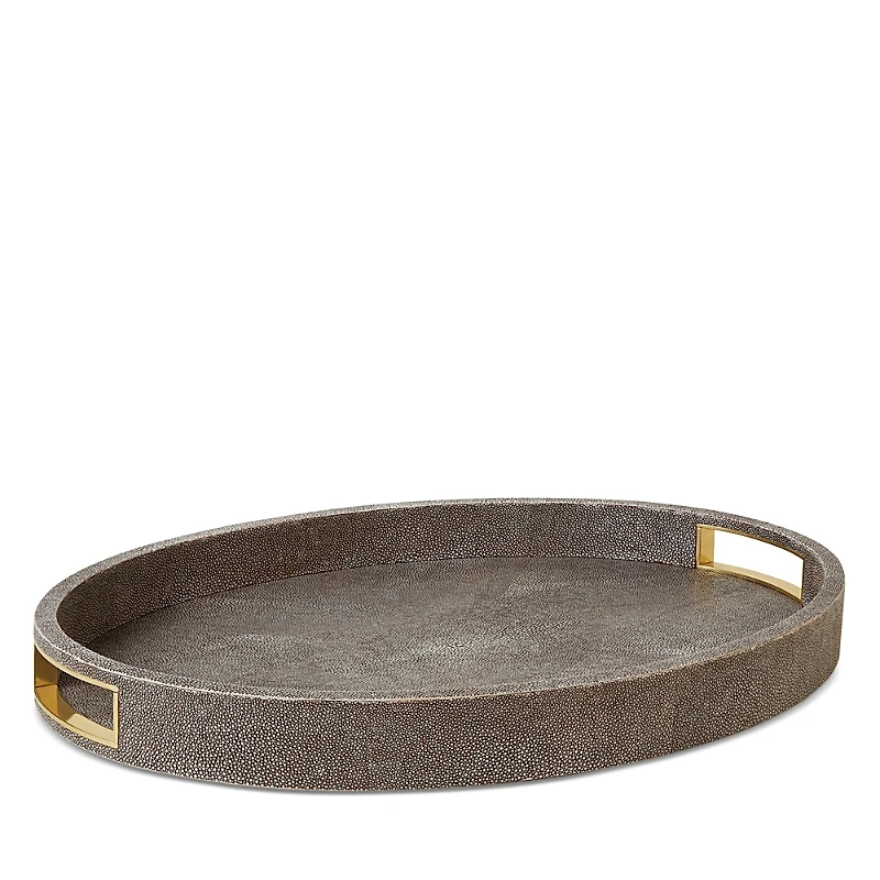 Aerin Modern Shagreen Cocktail Tray