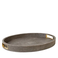 Aerin Modern Shagreen Cocktail Tray